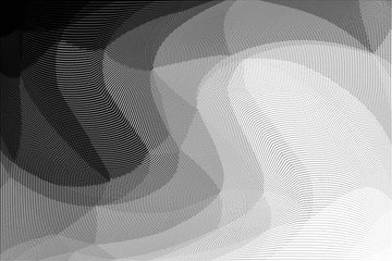 Black and white polygon pattern. Low poly design