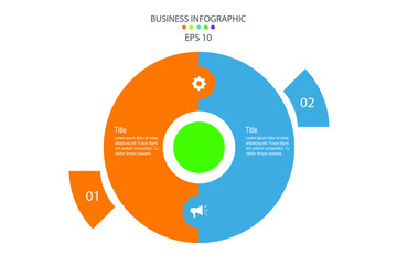 Infographic template design, infographic element