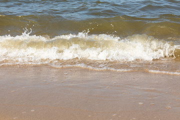 waves water beach north sea
