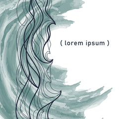 Set of vectors with wave pattern for book cover, banners, flyers, posters.