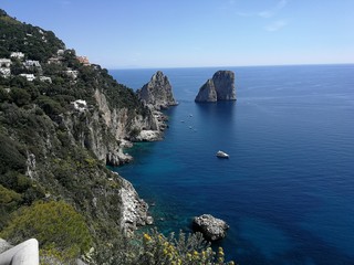 Fototapeta na wymiar Capri view
