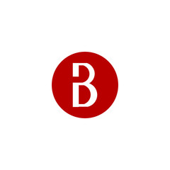B logo vector icon download template