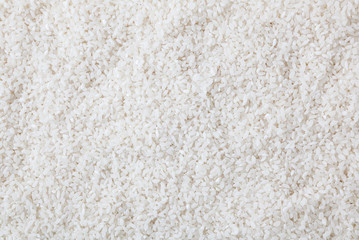 Uncooked round rice background