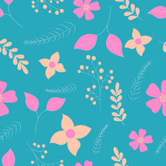 Seamless Floral Pattern Design