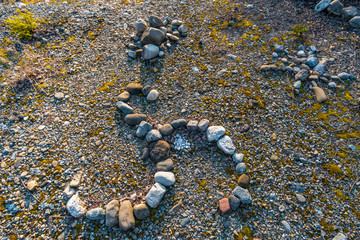 Obraz na płótnie Canvas Mysterious stone labyrinth in Upper Swabia