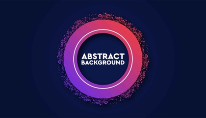 Dynamic abstract flow particles background template.