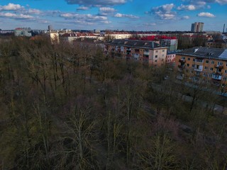 Obraz premium Aerial view of Minsk, Belarus