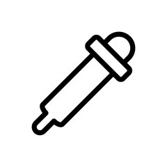 Pipette icon trendy