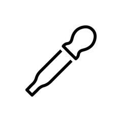 Pipette icon trendy