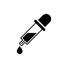 Pipette icon trendy