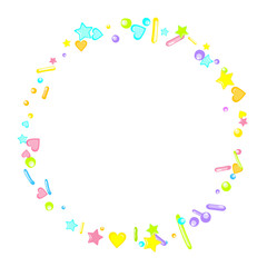 Sprinkles grainy. Cupcake dessert bakery confetti