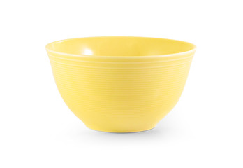 ceramic bowl on white background