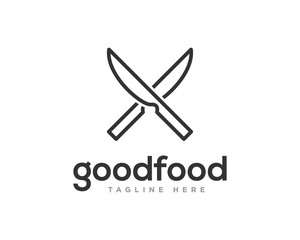 Good Food Logo Icon Design Vector