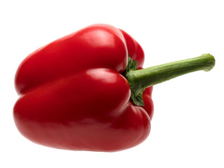 Graphic resources of an isolated object of sweet bell pepper on a white background