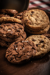 Fototapeta premium deliciosas Galletas de chocolate