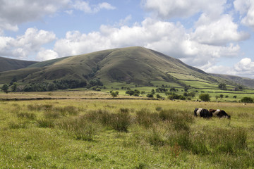 Obraz premium Edale Peak district landscape Derbyshire England