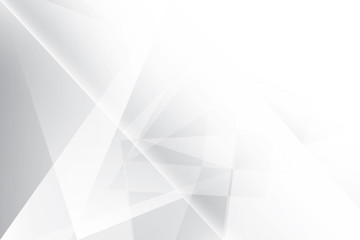 Fototapeta premium Abstract geometric white and gray color background. Vector, illustration.