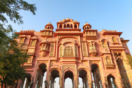 The Patrika Gate, Jawahar circle's entrance, Jaipur, Rajasthan, India