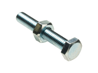 Isolated object bolt with nut