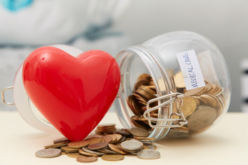 Medical savings in glass jars