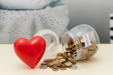Medical savings in glass jars