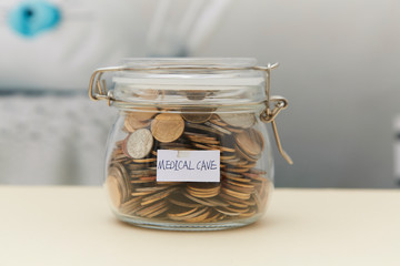 Medical savings in glass jars