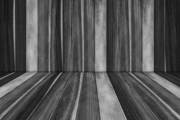Woods board background. Painted wood wall for interior design background. Painted wood wall for interior design background. Product showcase empty room.Creative design 