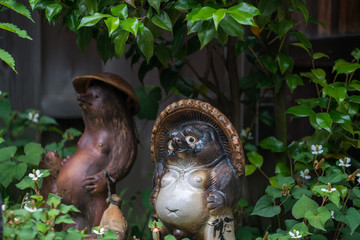 Kappa statue on Japanese street, Kyoto, Japan