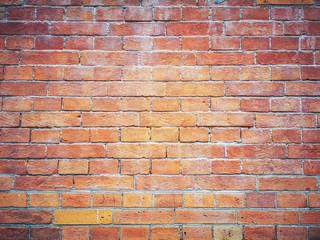 Brick wall background. Brown and red bricks, masonry texture of a building exterior