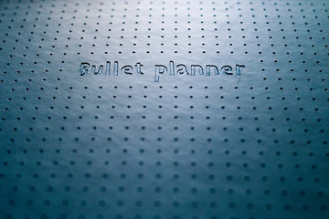bullet planner blue cover