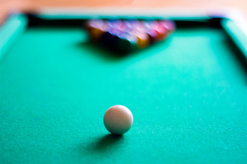 small pool table