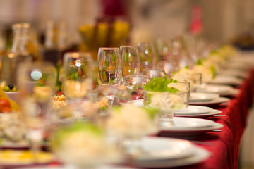 wedding table setting