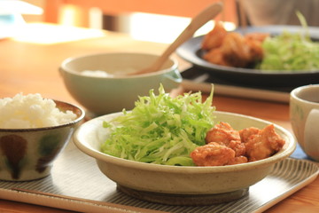 唐揚げ定食