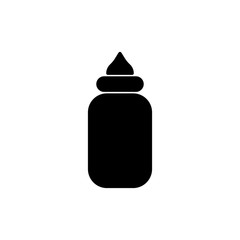 child bottle. Simple modern icon design illustration.