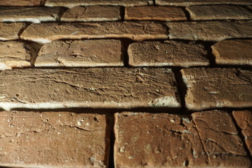 wall with old brick background texture