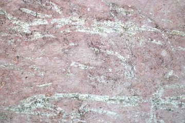 Concrete surfaces that are weathered and corroded by sunlight.