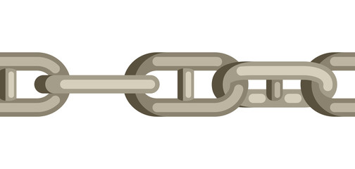 Obraz premium Seamless pattern with old chain.