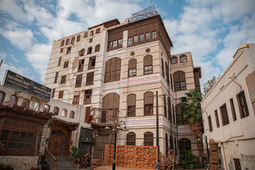 Historic City of Jeddah, old houses   Jeddah Saudi Arabia 2020