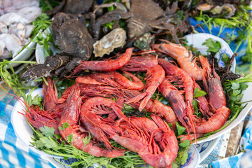 Fischmarkt in Essaouira, Marokko
