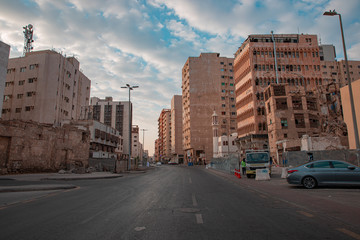 Al-Balad neighborhood in the city of Jeddah, Saudi Arabia 2020