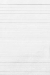 blank notebook sheet of paper