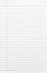 Fototapeta premium blank notebook sheet of paper