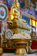 Sandalwood flower for cremation in Thai funeral.
