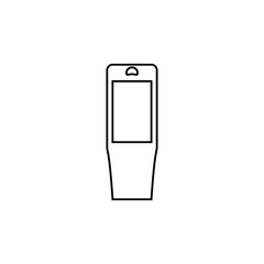 Billboard icon. Advertising symbol. Logo design element.