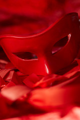 red mask