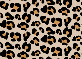 Leopard skin - seamless pattern.