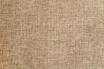 Brown linen fabric texture or background.