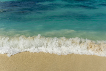 Fototapeta na wymiar Arashi beach on Aruba Island.