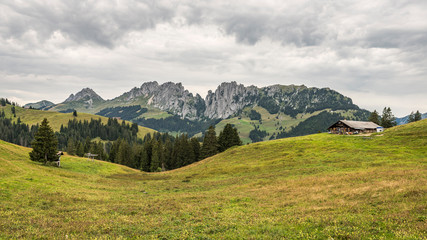Naklejka premium Les Gastlosen côté Bernois.