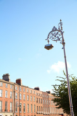 Fototapeta na wymiar The Georgian area of Dublin, Ireland